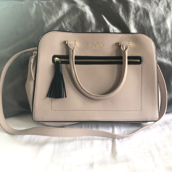 kate spade Bags Kate Spade Nude Purse With Detachable Body Strap Poshmark